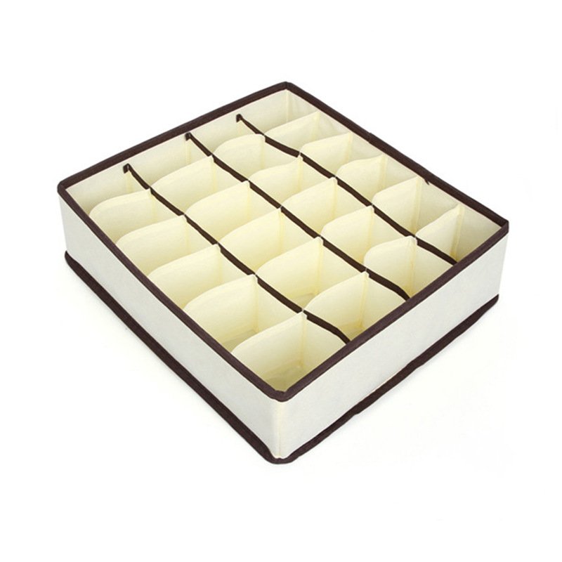 Cloth Storage Box Closet Dresser Drawer Organizer Underwear Ties Grid Storage Box