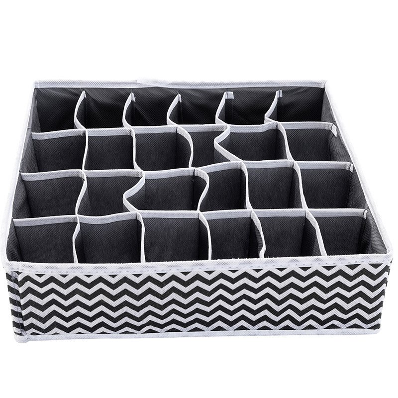 Cloth Storage Box Closet Dresser Drawer Organizer Underwear Ties Grid Storage Box