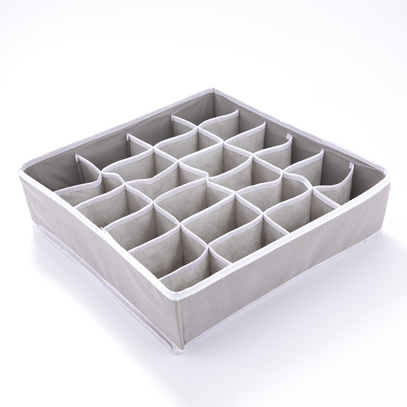 Cloth Storage Box Closet Dresser Drawer Organizer Underwear Ties Grid Storage Box