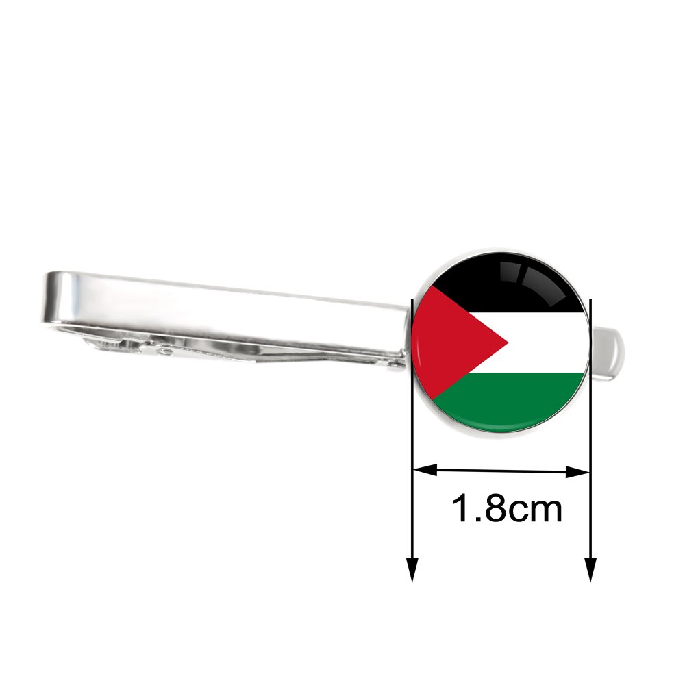 manufacturer personalized tie clips with logo men tie bars pins custom design 287 country flag tie clip for men