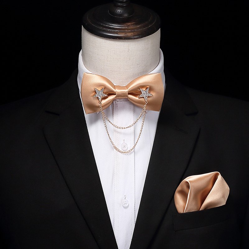 Professional Elegance And Personality Gift Box Bowtie For Boys Silk Bow Ties