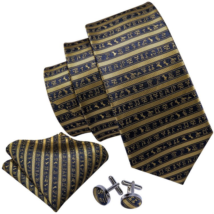 China Supplier Business Necktie Silk Mens Ties Custom Neck Tie Set