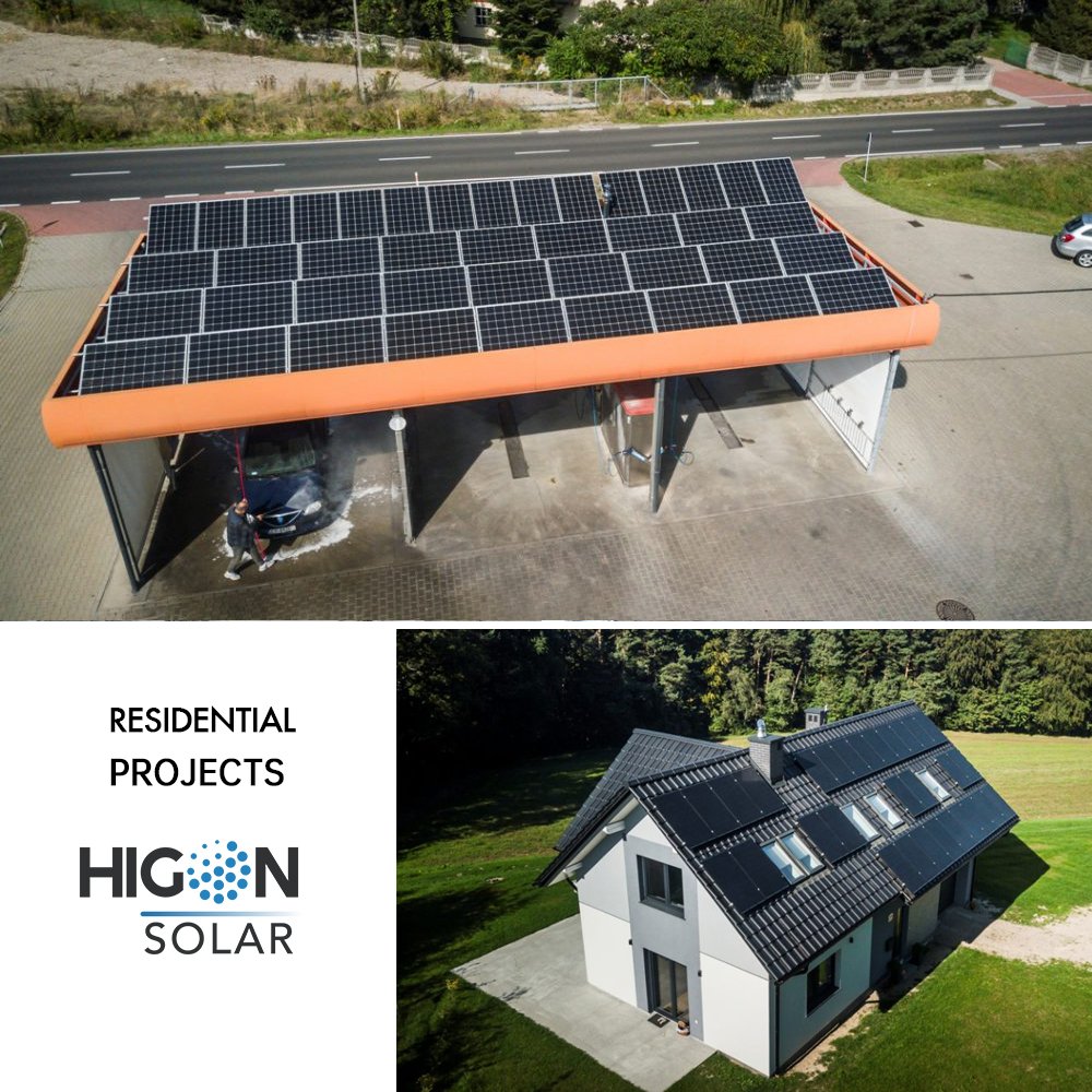 Mono Black Solar System Crystal Set 10kw 15kw 20000W Grid Tied Solar Power System For Roof Installation