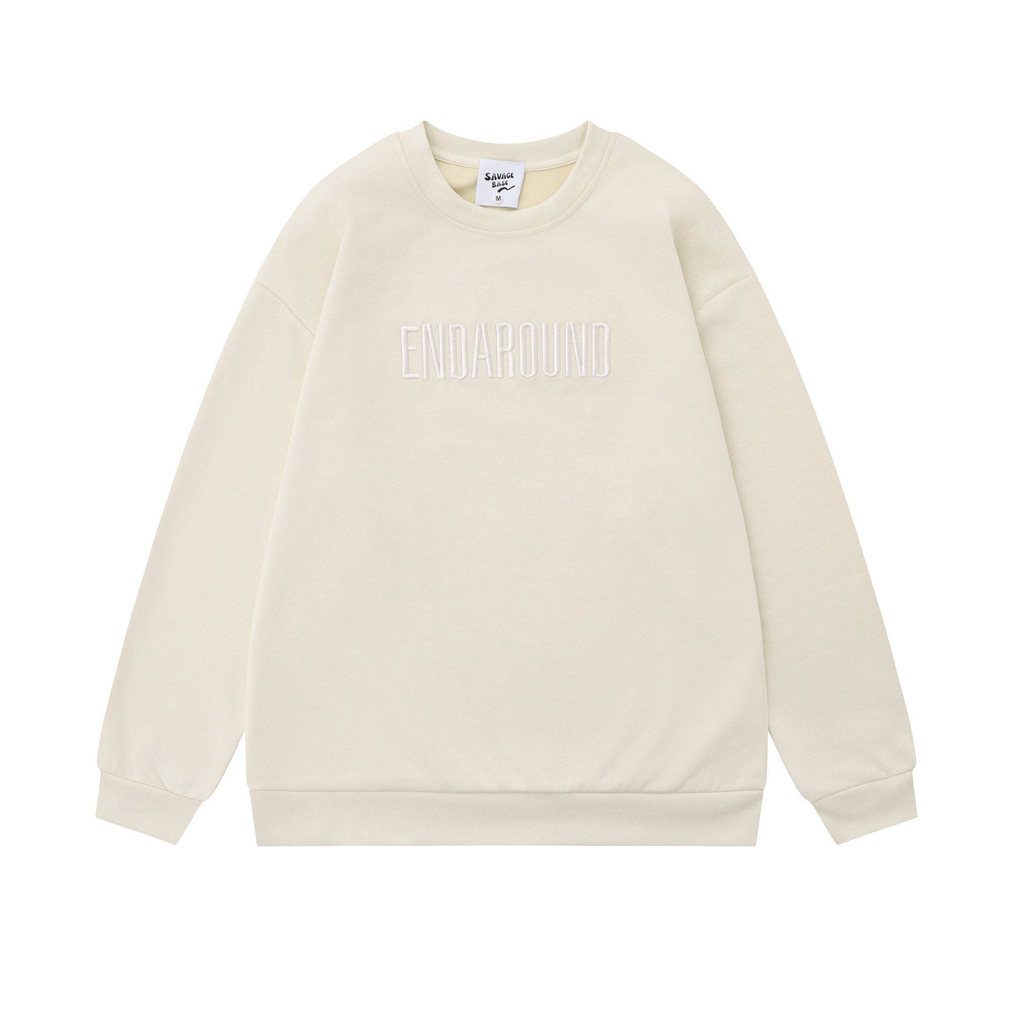 Custom Logo 3D Embossed Printed Men's Pullover Sweatshirt Crewneck Embroidered Sweater for Autumn Season ODM Supply