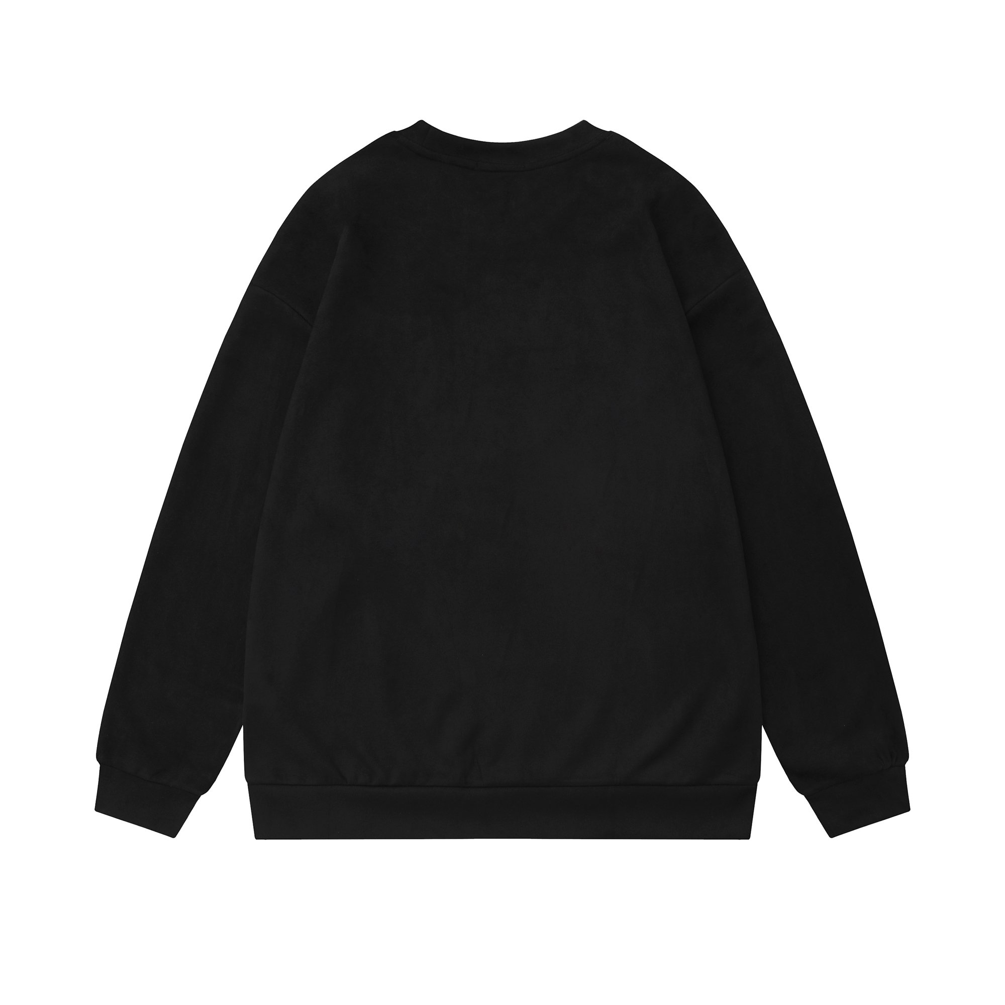 Custom Logo 3D Embossed Printed Men's Pullover Sweatshirt Crewneck Embroidered Sweater for Autumn Season ODM Supply
