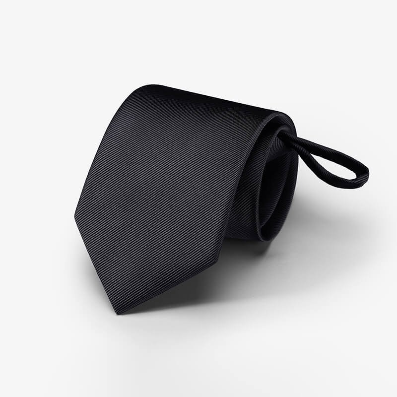 High quality 100% polyester zipper style mens ties cheap necktie