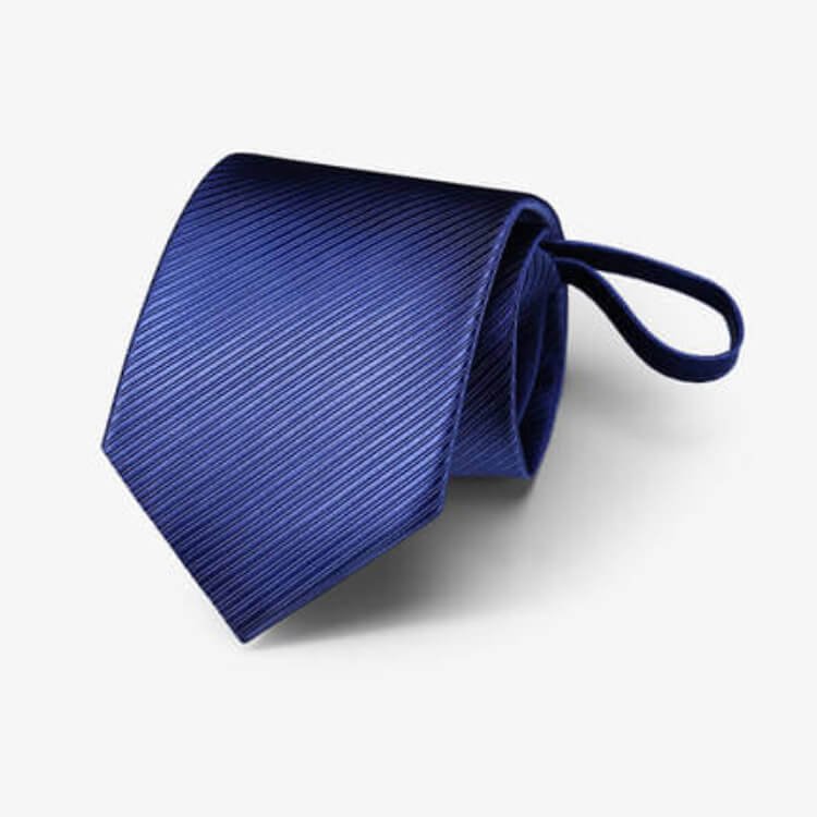 High quality 100% polyester zipper style mens ties cheap necktie