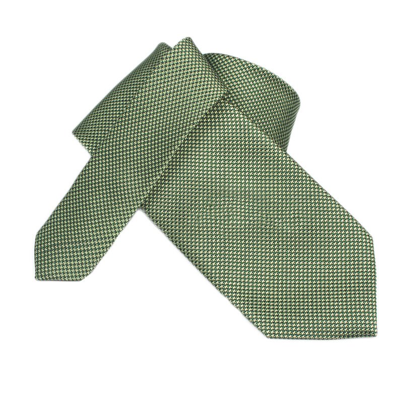 YAZHUO Factory Delivery Business Stripe Ties Blue Green Hand Made Printed Tie Fashion Custom Italian Silk Neck Ties for Men