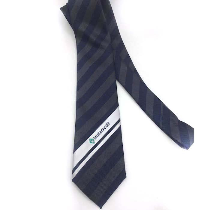 Custom Company Logo Red Necktie Men Ties Wholesale Private Label Polyester Ties