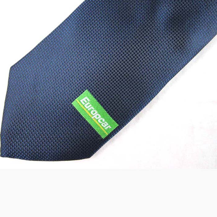 Custom Company Logo Red Necktie Men Ties Wholesale Private Label Polyester Ties