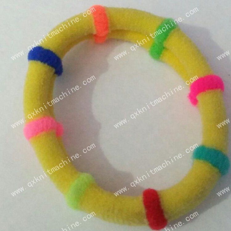 Stripes hair band knitting machine hair tie knitting machine elastic hair band knitting machine