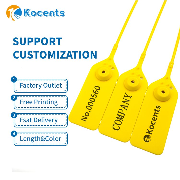 Kocents PTS-005 Plastic Seal Tag with Metal Fitting Suting Cloth Plastic Seal