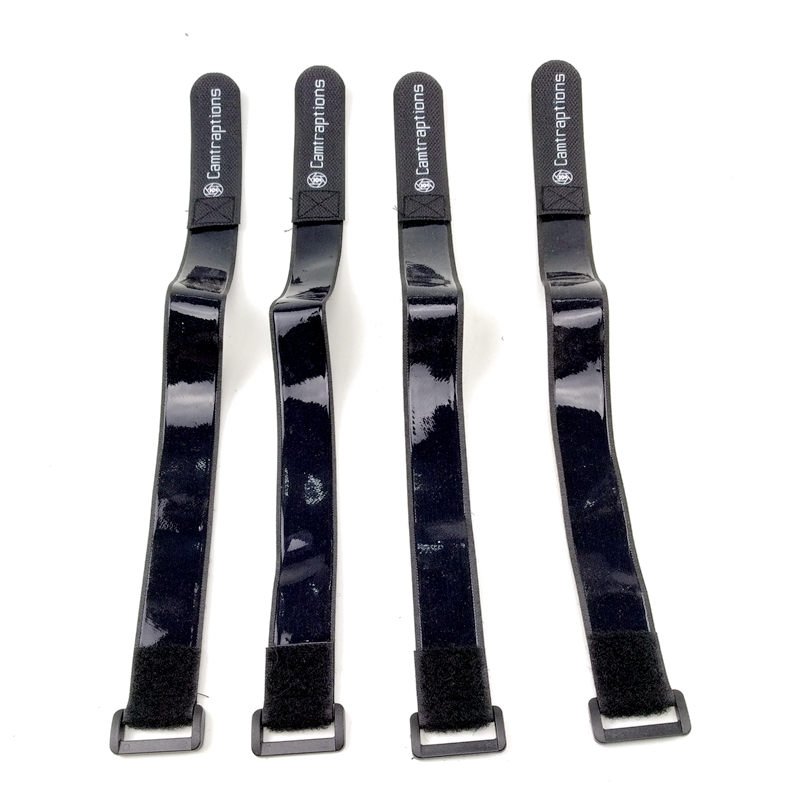 Non slip Cable strap Black Hook and loop cable tie with logo printing 1"x14" anti-slip binding band for sports