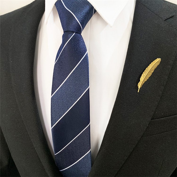 Men's high density business formal tie Polyester men's suit tie