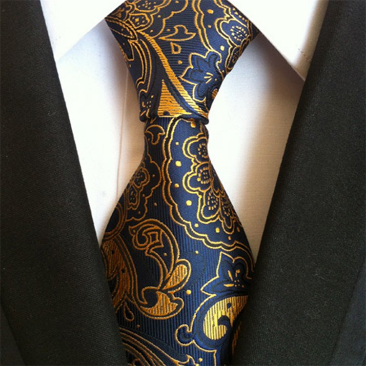 Men's high density business formal tie Polyester men's suit tie