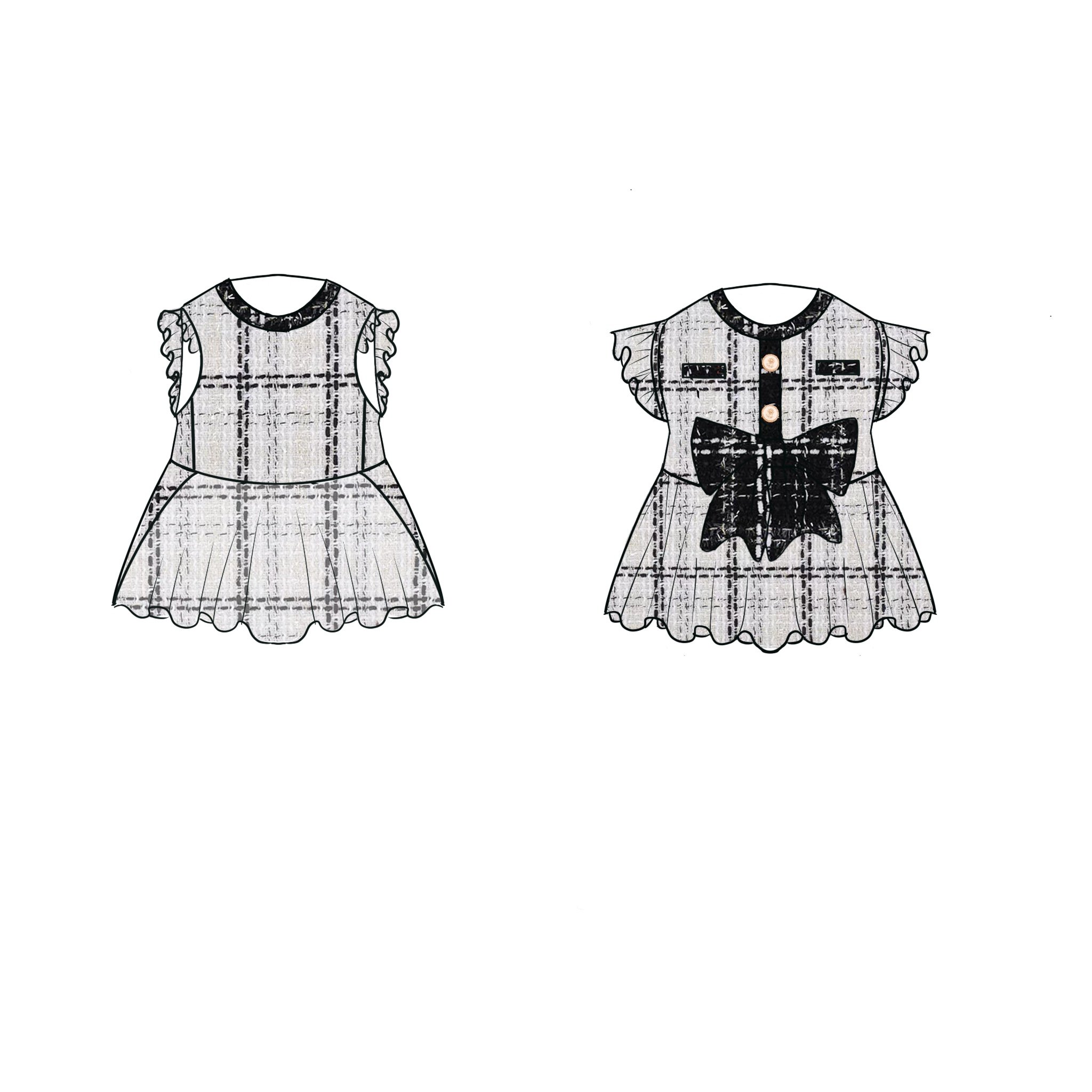 JYACWEAR Puppy Clothes Bowtie Pet Clothing Skirt Princess Dog Dress with Match Dog Dress Private label pet Clothes