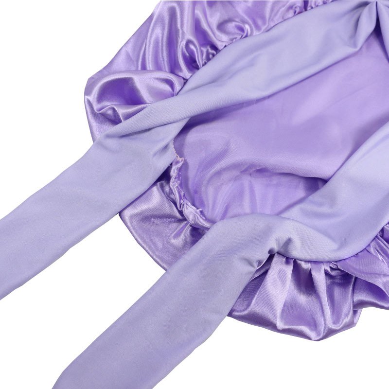 women big large braid hair head wrap satin bonnets bonnet with tie edge band adjustable straps wide band night sleep shower cap