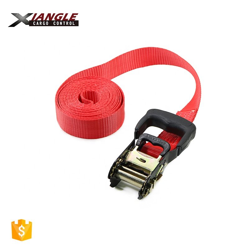 2000kgs 3.8cm heavy duty ratchet tie down straps cargo lashing belt for heavy trailer strap