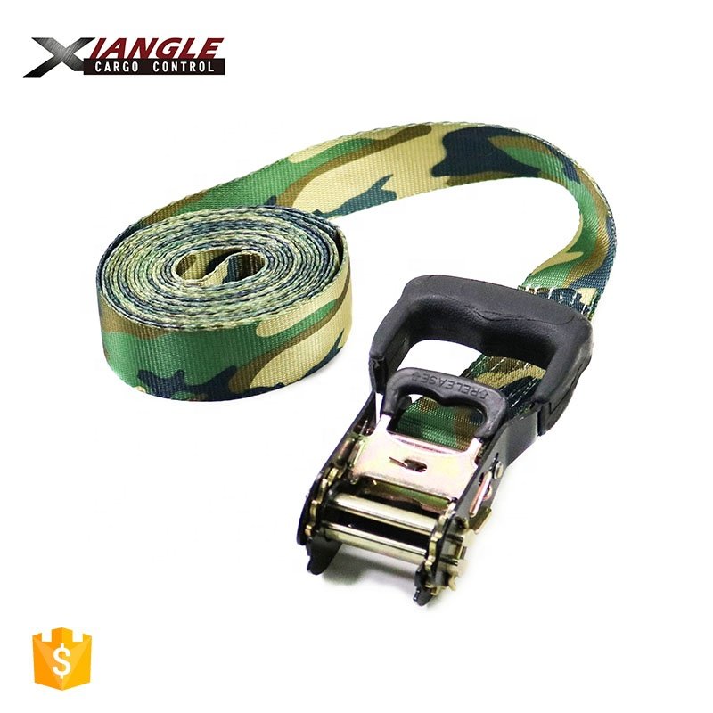 2000kgs 3.8cm heavy duty ratchet tie down straps cargo lashing belt for heavy trailer strap