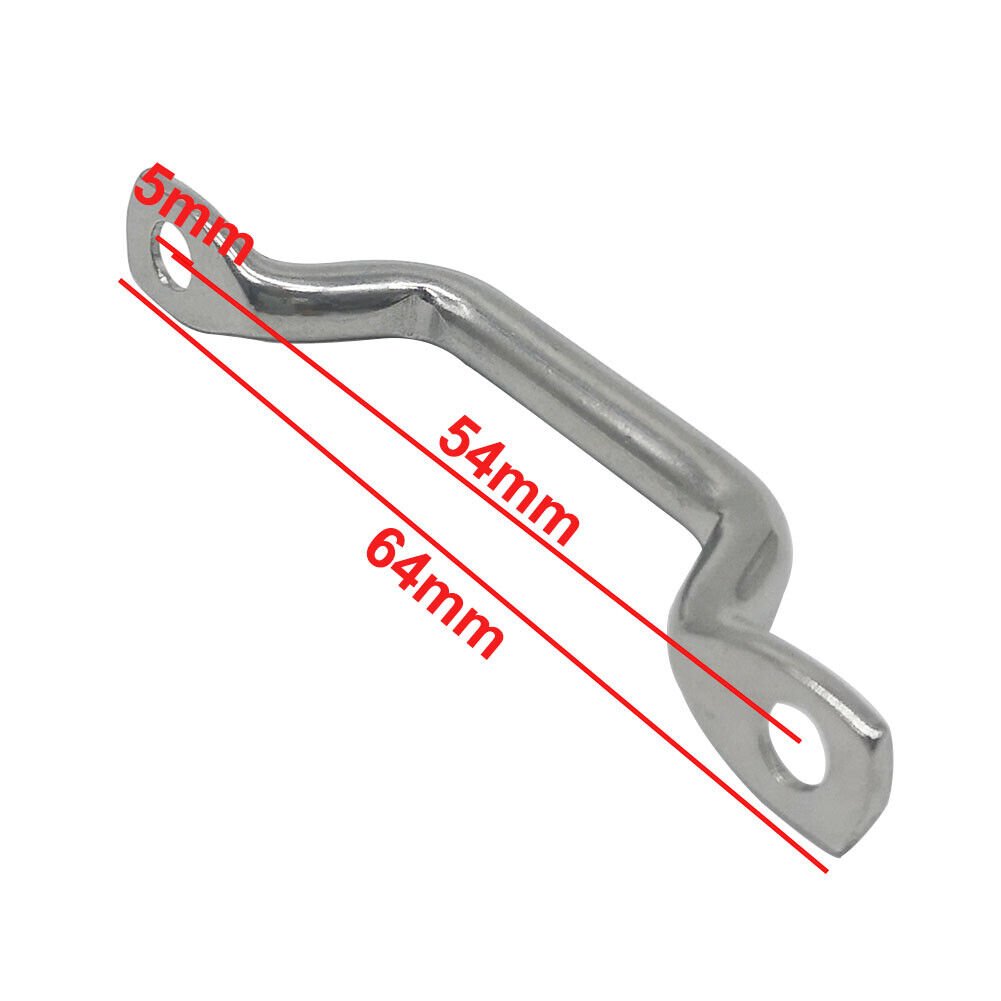 Stainless Steel Heavy Duty Lashing Ring Tie Down Strap Point Anchor Trailer