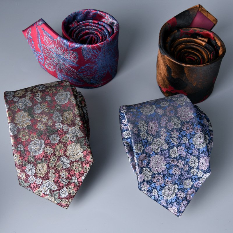 Wholesale Stock Suppliers Polyester Woven ties Men's Adult Men Jacquard Neck Tie