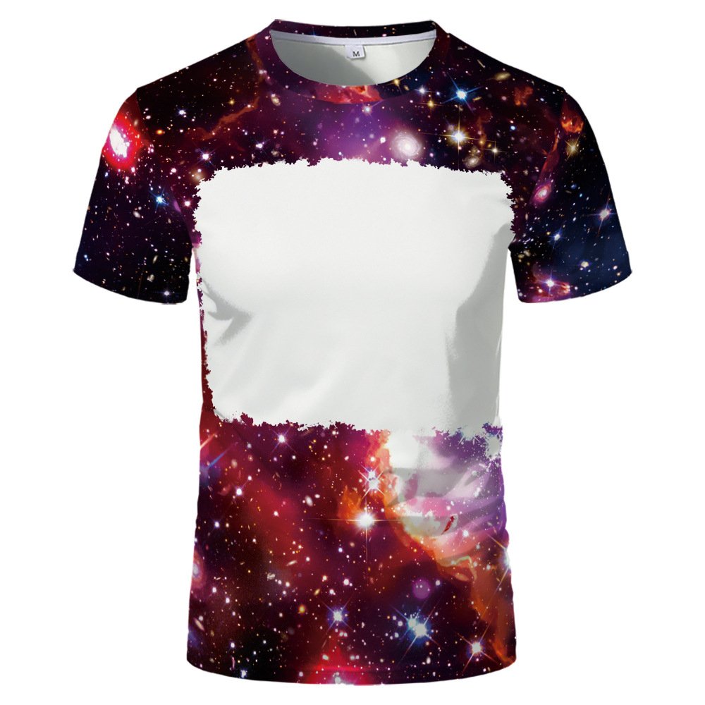 Cheap Price custom sublimation tshirts 100% polyester tie dye colorful print t shirts Breathable for Men's wholesale tees