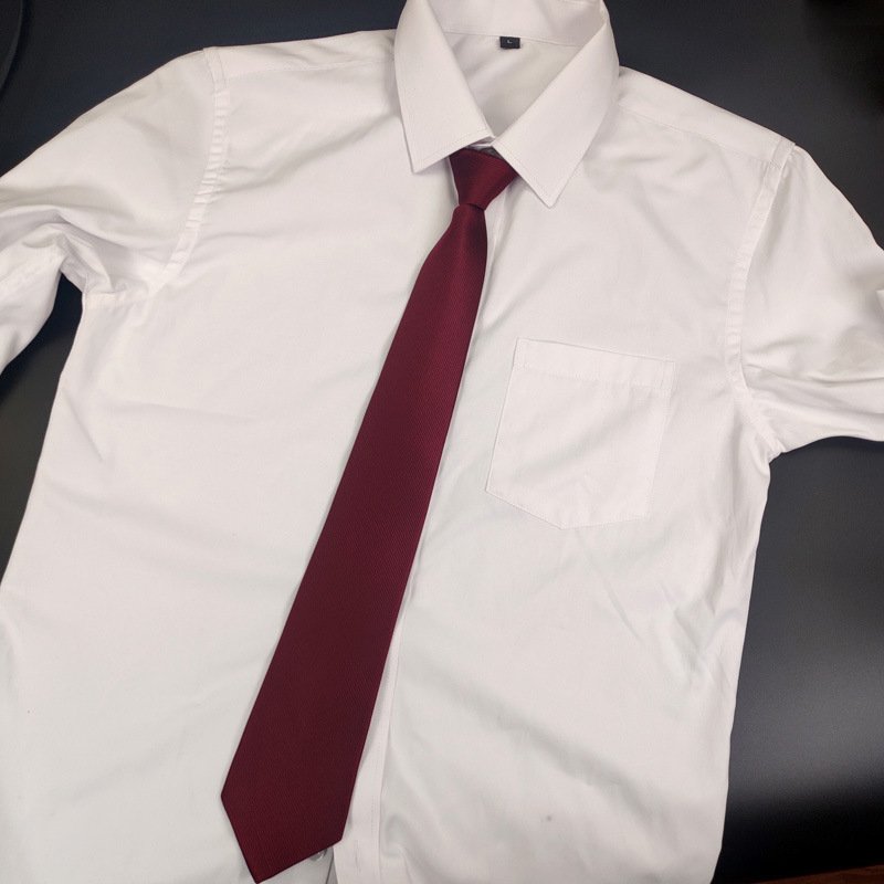 Wholesale High Quality Men's Silk Like Ties Business Wedding Solid Necktie For Men