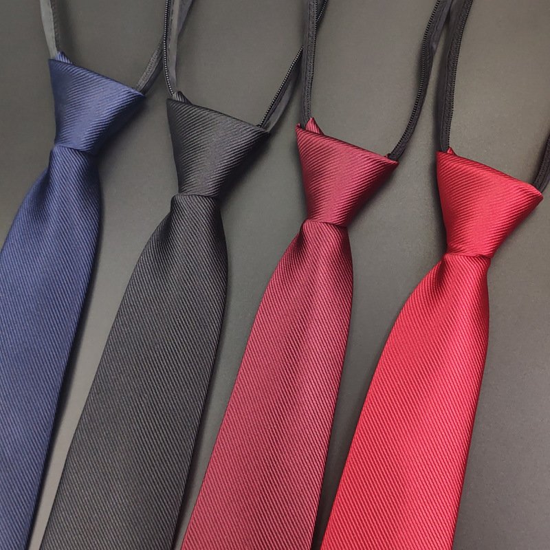Wholesale High Quality Men's Silk Like Ties Business Wedding Solid Necktie For Men