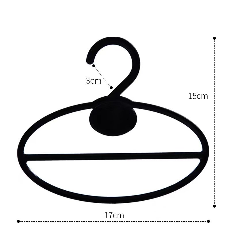 Plastic Oval Scarf Display Ring Hijab Hanger Tie Belt Holder Display nonslip Scarf Rack Ring Hanger