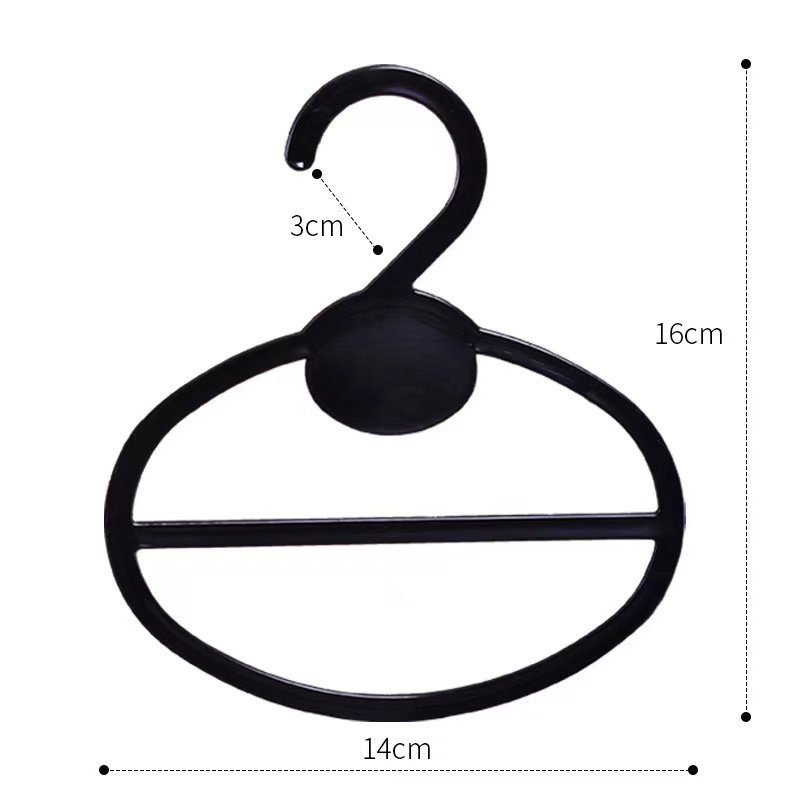 Plastic Oval Scarf Display Ring Hijab Hanger Tie Belt Holder Display nonslip Scarf Rack Ring Hanger