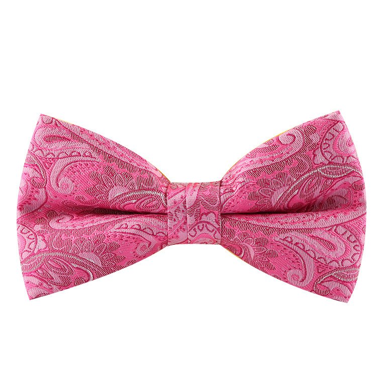 Pattern Men Pre Tied Satin Gift Ribbon Silk Bow Ties With Elastic Loop Wholesale Wedding Custom Bow Tie Clip Many Colors Choose