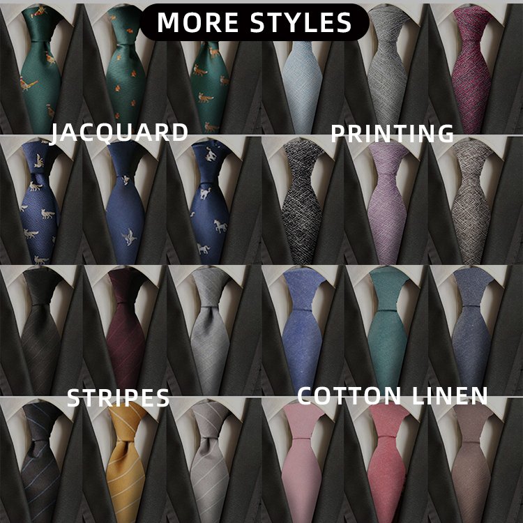 For Group/School/Company Custom LOGO Modern Polyester Business Tie Suit Uniform Ties For Man