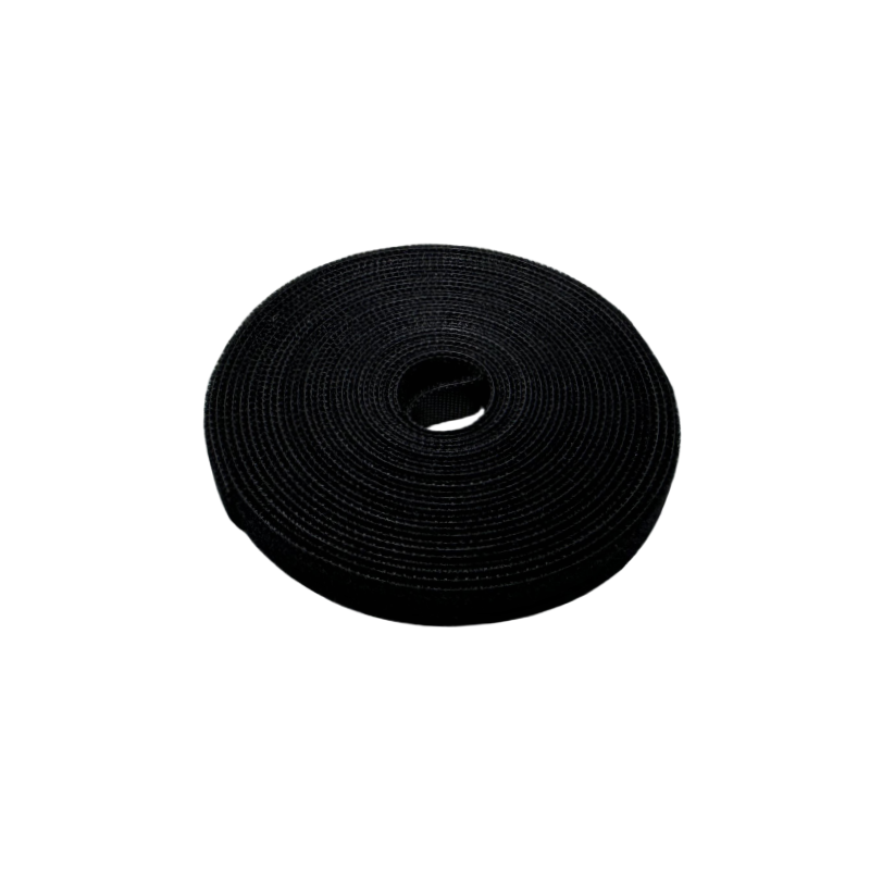 Premium-Quality Black 20mm Heavy-Duty Velcro Hook Loop Tape Nylon Eco-Friendly Plastic Heat Resistant Cable Tie