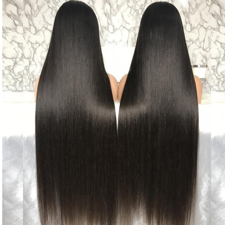 Raw Vietnamese Hair Bone Straight 13X4 Lace Frontal Wig Glueless Natural Human Hair Swiss HD Lace Front Wigs For Black Women