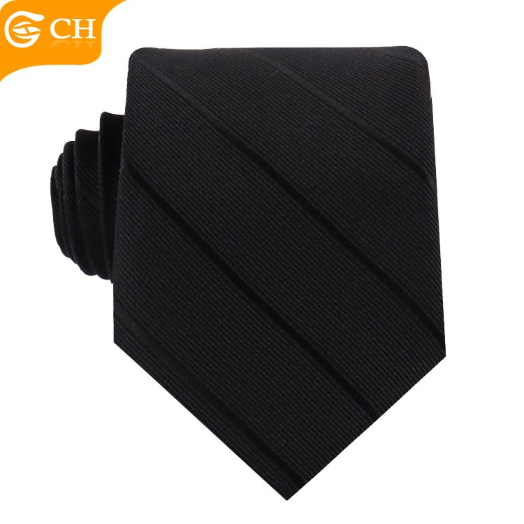 Wholesale High Quality Multi-pattern Silk Ties Solid Woven Neck Tie for Men Custom Colorful Glossy Stripe Polyester Tie