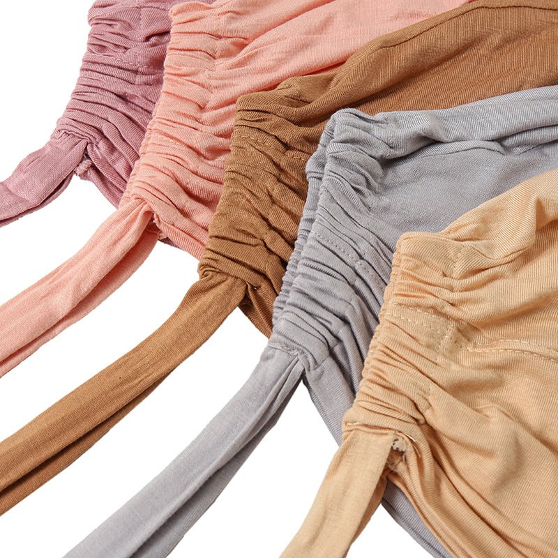 Hot Islamic Muslim Newest Design Pure color modal jersey stretch bottoming undercap tie-rope adjustable headscarf innercap