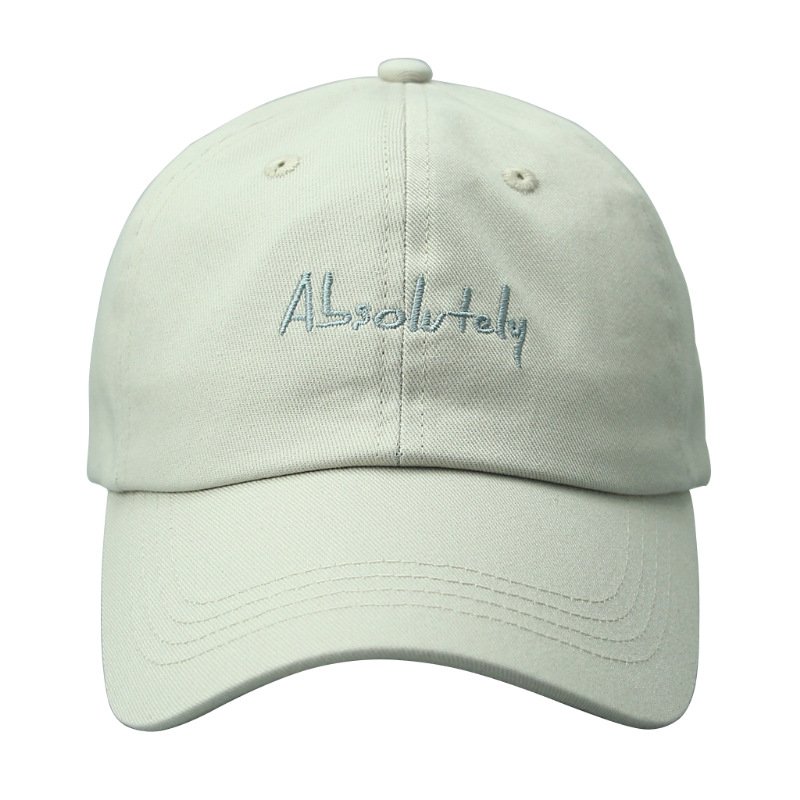 Hotselling new Embroidery letter burlap frayed Hardtop solid color embroidered ripped adjustable baseball cap