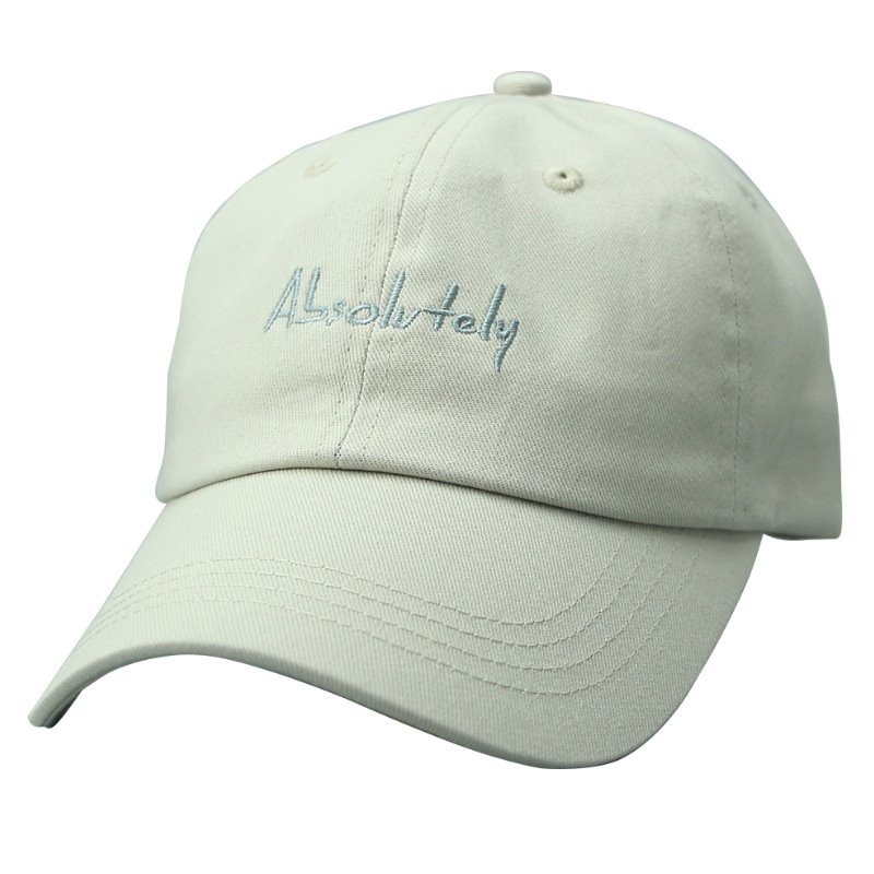 Hotselling new Embroidery letter burlap frayed Hardtop solid color embroidered ripped adjustable baseball cap