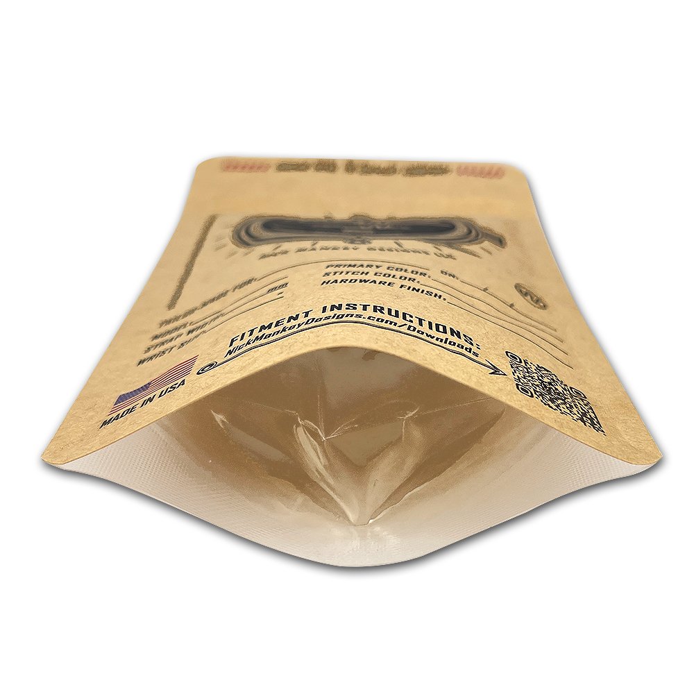 Biodegradable Recycled Customized Stand Up Pouches Dry Food Packaging Brown Kraft Paper Bags With Clear Window