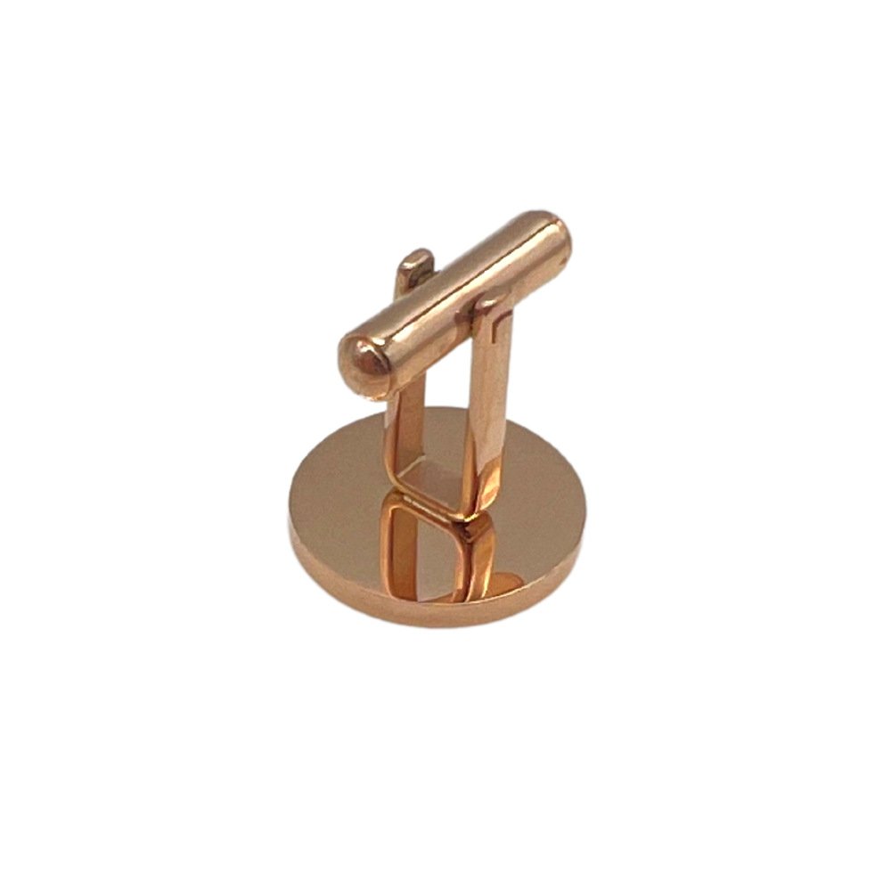 Wholesale Fashion Custom Stainless Steel Round Mirror burnishing Designs Men Shirt Cufflinks Jewelry