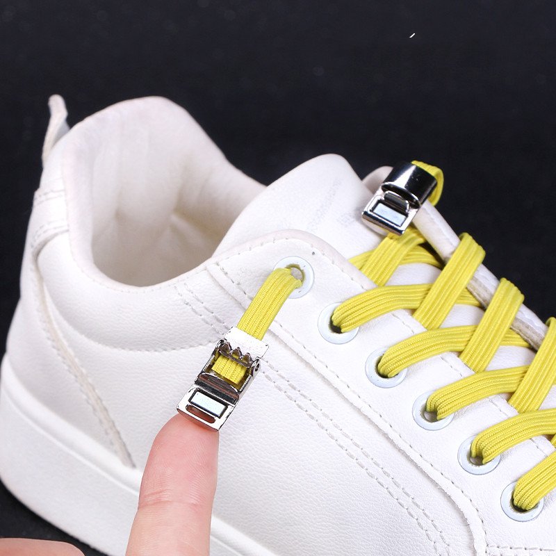 New Magnetic lock No Tie Shoelaces Magnet Without Screws Elastic Shoe Laces Kids Adult Sneakers Shoelace Quick Easy Shoelaces