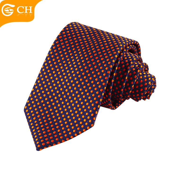 OEM Good Quality Manufacturers Designer Stylish Colorful Neckties For Men Navy Jacquard Gift Set Custom Logo Tie