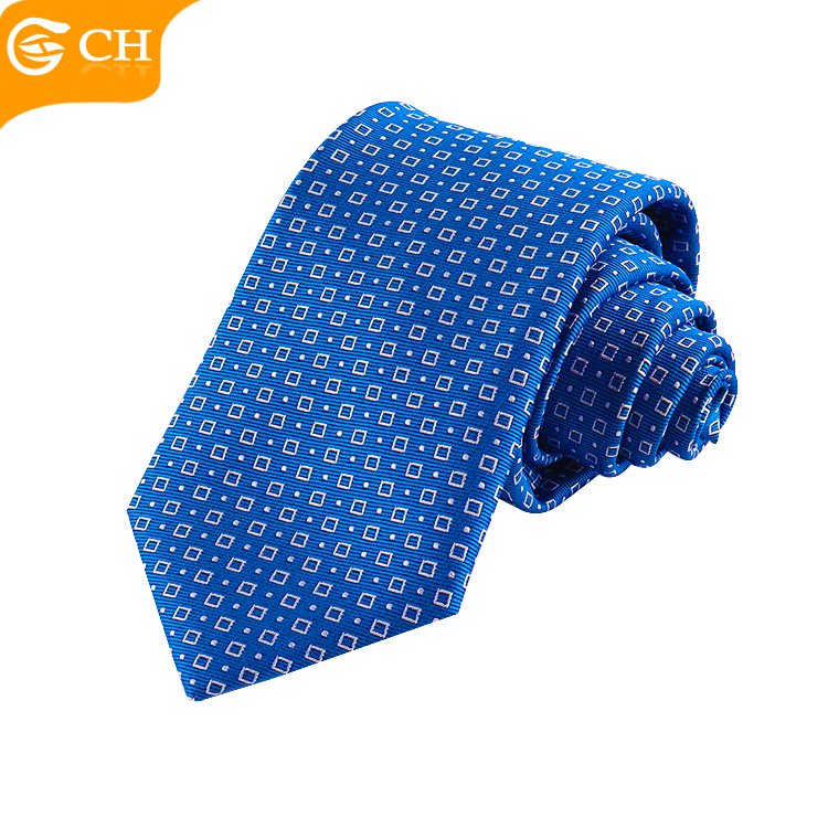 OEM Good Quality Manufacturers Designer Stylish Colorful Neckties For Men Navy Jacquard Gift Set Custom Logo Tie