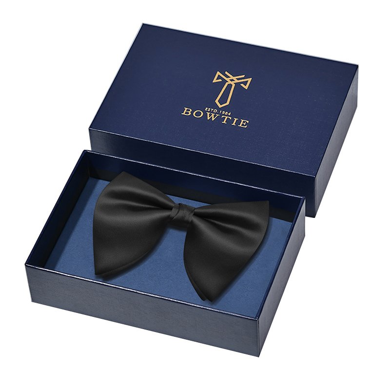 Men's Solid Color Fashion Version Groom Suit Butterfly Oversize White Bow Tie