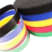 Self grip 1" Back to back double side hook and loop roll cable ties