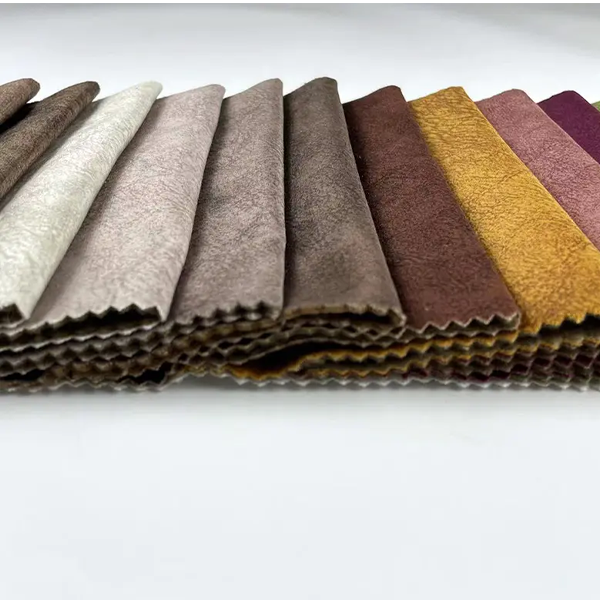 High Quality Cover Customizable Flame retardant Upholstery 100% Polyester Faux Leather Printing Faux Leather Sofa Fabric