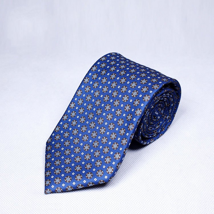 Factory business tie polyester men's tie printed office neck tie for men