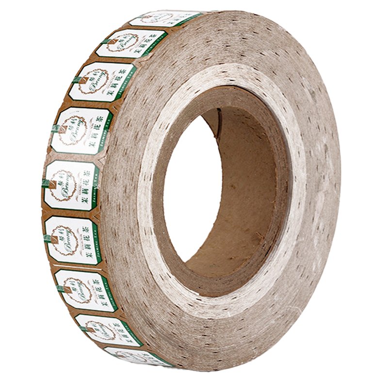 Custom Laminated Paper Heat-Sealable Label Roll Materials Tea Tag and Hanging Tag Paper Competitive Pricing for Bulk Orders
