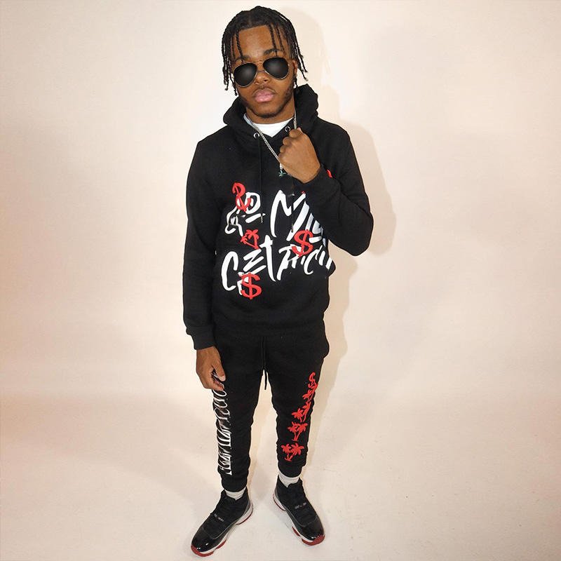 high quality hoodies and stacked sweats skinny fit sweatsuit jogger set unisex tracksuit
