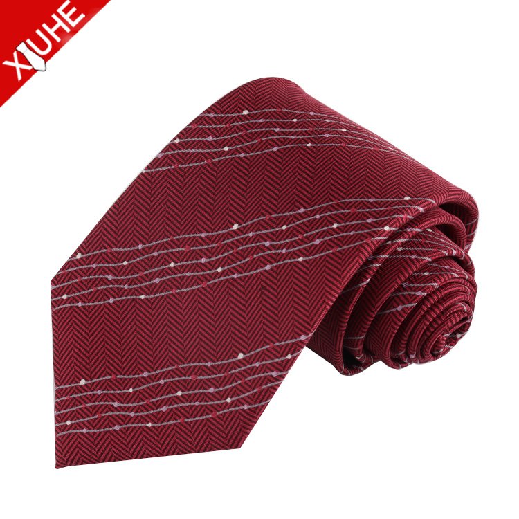 New Design 100% Silk Tie for MEN Floral Pattern Green Red Color Mens Necktie Custom Printed Silk Ties